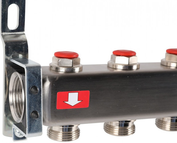 Для отопления Rommer 1"/3/4"x10 с запорными клапанами (RMS-3201-000010)