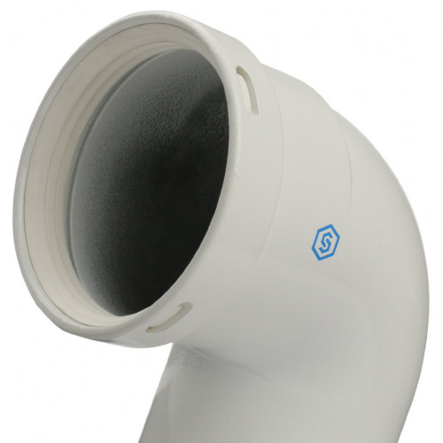 Отвод STOUT 90° DN 80 для раздельного дымохода