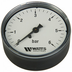 Манометр аксиальный Watts F+R100(MDA) 80/6x1/4"