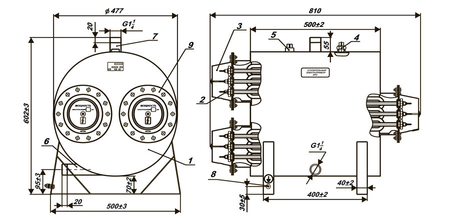 Электрический котел Эван ЭПО PRO-84