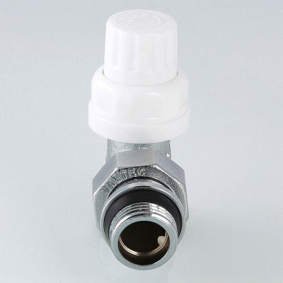 Клапан термостатический для радиатора угловой с дополнительным уплотнением Valtec 1/2" VT.031.NR.04