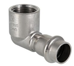 Угольник из нержавеющей стали Valtec 15х1/2