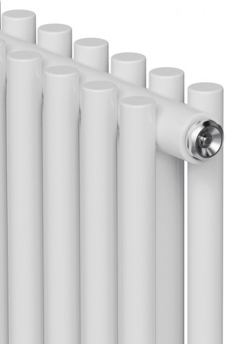 Стальной трубчатый радиатор 2-колончатый Royal Thermo Shift R22 C2180 - 08 секц. RAL9016, боковое 1/2
